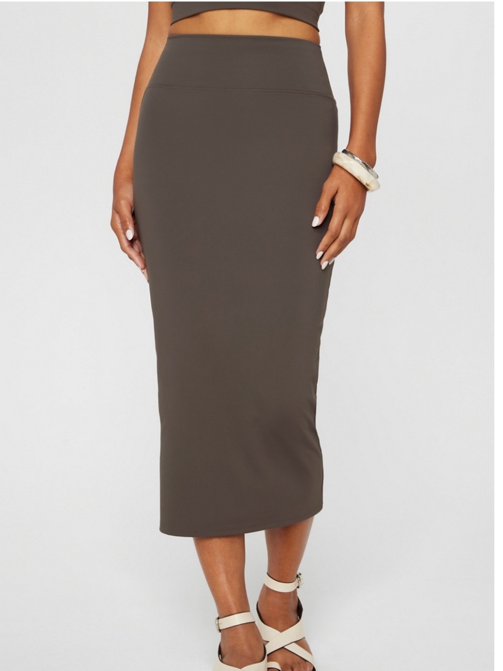 FABLETICS PureLuxe Midi High-Rise Pencil Skirt